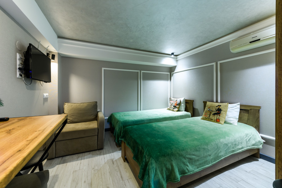 Студия "Green Oplot Apartments с террасой"